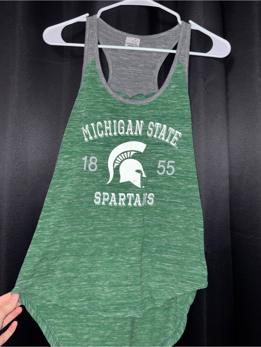 Michigan State University Green Racerback Tank Top